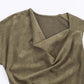 Women Clothing at Suede Effect Asymmetric Dress