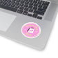Fashion Flare Finds Kiss-Cut Sticker – Pink Shopping Bag Logo Sticker