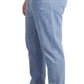 Men’s Lightweight Casual Elastic Waist Pull-On Jeans – Denim & Twill Pants with Easy Fit