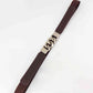 ElegantStyle Elastic PU Belt Zinc Alloy Buckle Women Fashion Adjustable