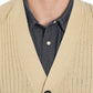 Men's Relaxed Fit Rib Knit Sweater Vest - Button Front with Pockets