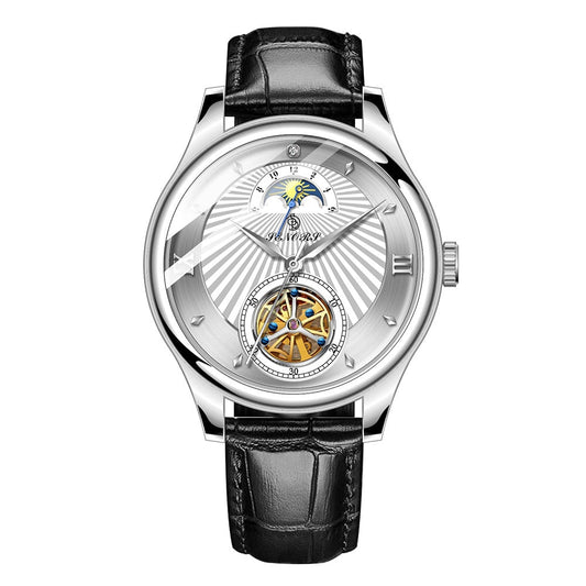 SN169 Luxury Tourbillon Automatic Mechanical Fashion Watch Men Wristwatch