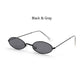 Vintage Small Oval Retro Sunglasses Fashion Elegant Unisex Shades Eyewear
