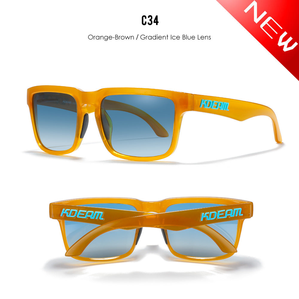 Unisex Classic Polarized Ultra Light Driving Sunglasses Color Film Eyewear