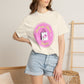 Fashion Flower Candy T-Shirt — Cute Pink Shopping Bag Graphic