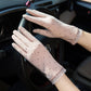 Ladies Summer UV Protection Ice Silk Thin Touch Screen Gloves