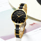 Luxury Ceramic Bracelet Quartz Watch Women Elegant Fashion Wristwatch Female