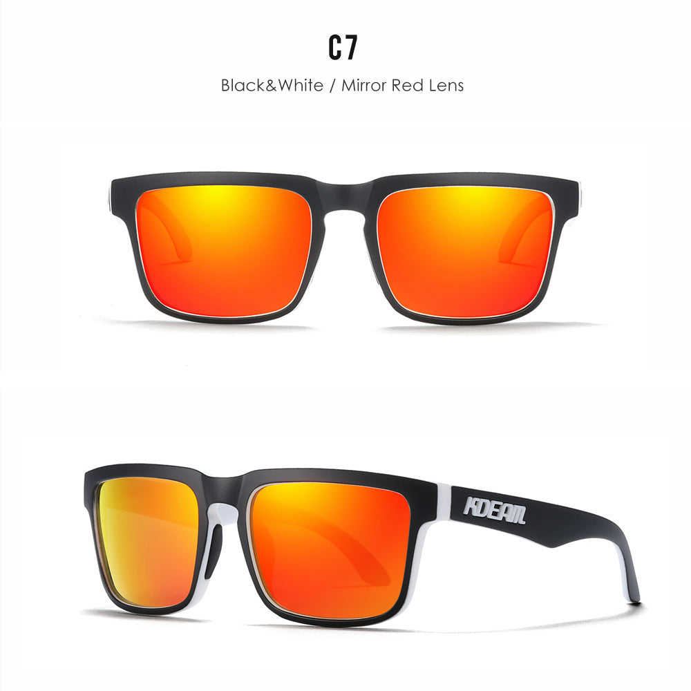 Unisex Classic Polarized Ultra Light Driving Sunglasses Color Film Eyewear
