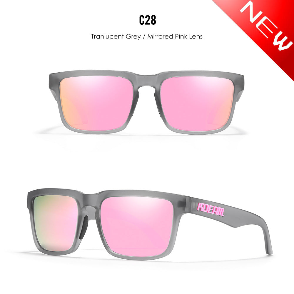 Unisex Classic Polarized Ultra Light Driving Sunglasses Color Film Eyewear