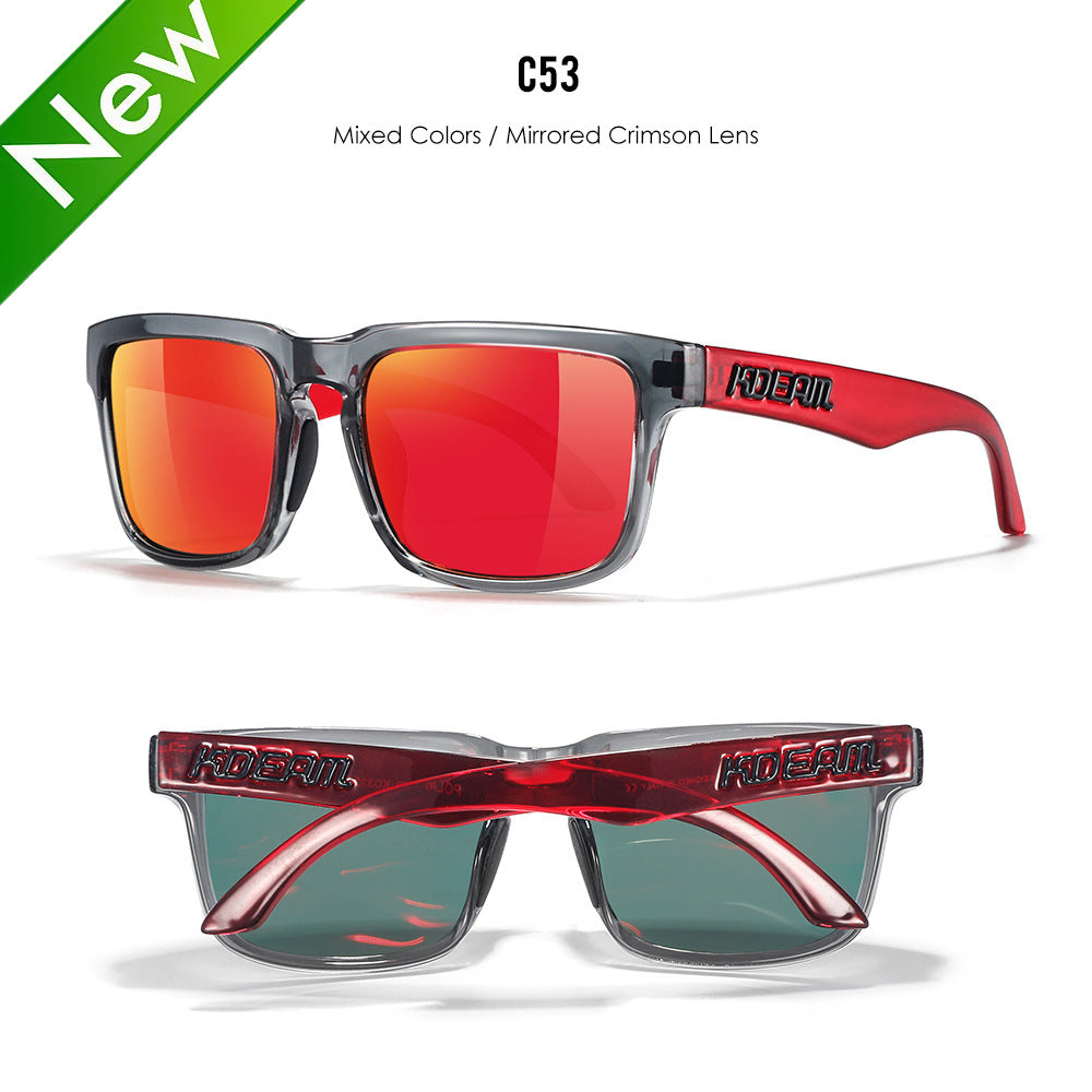Unisex Classic Polarized Ultra Light Driving Sunglasses Color Film Eyewear