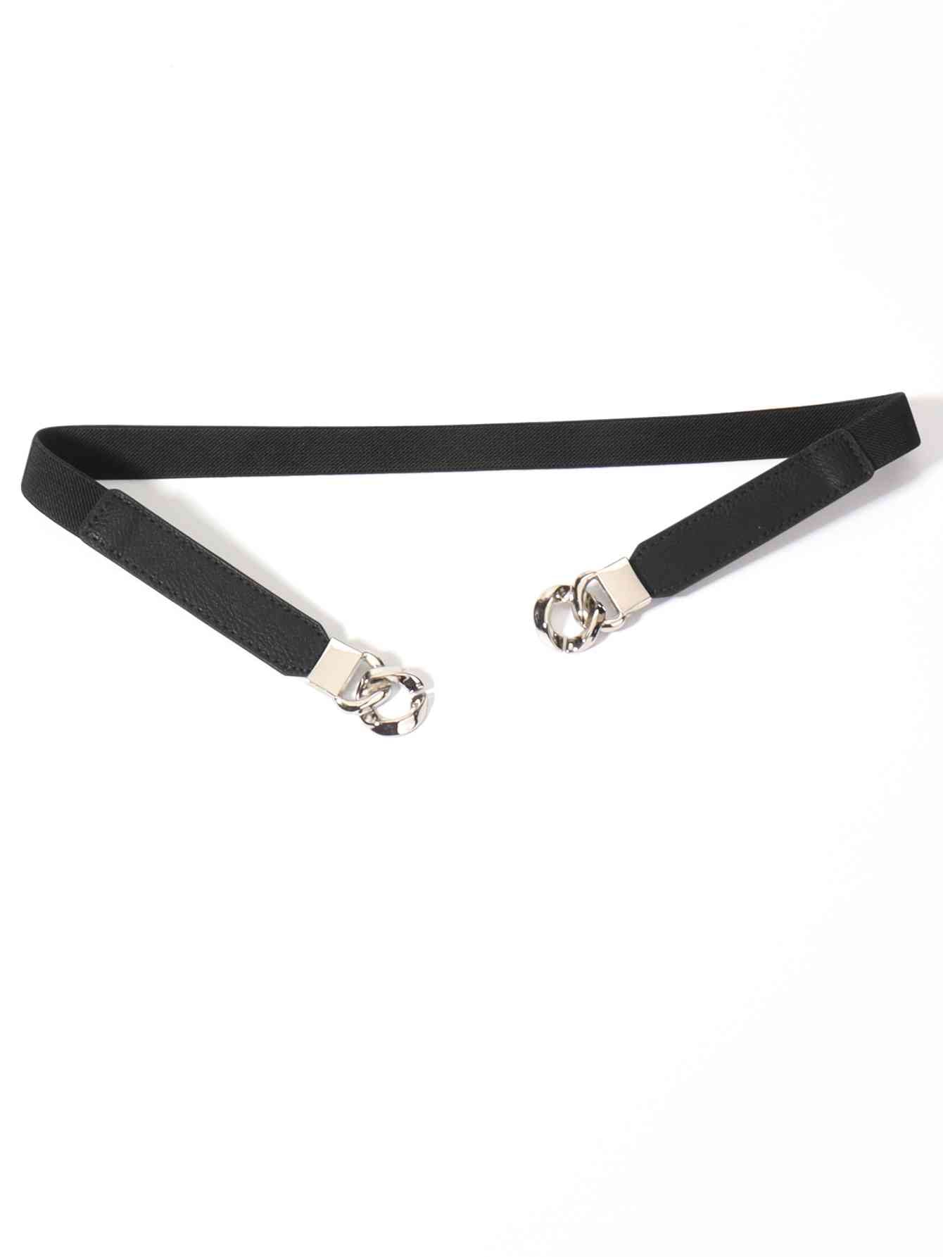 ElegantStyle Elastic PU Belt Zinc Alloy Buckle Women Fashion Adjustable