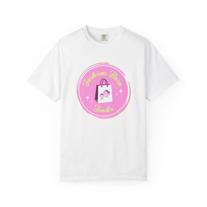 Fashion Flower Candy T-Shirt — Cute Pink Shopping Bag Graphic
