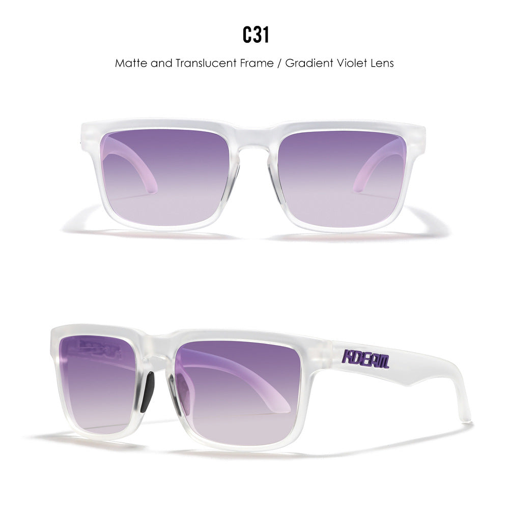 Unisex Classic Polarized Ultra Light Driving Sunglasses Color Film Eyewear
