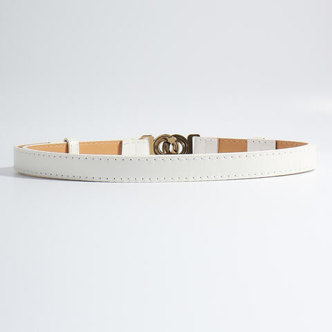 ElegantStyle PU Belt Alloy Buckle Chic Versatile Women Fashion Accessory