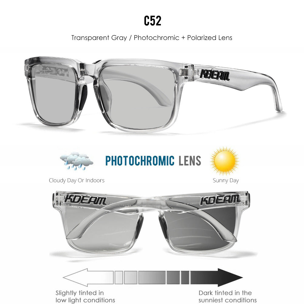 Unisex Classic Polarized Ultra Light Driving Sunglasses Color Film Eyewear