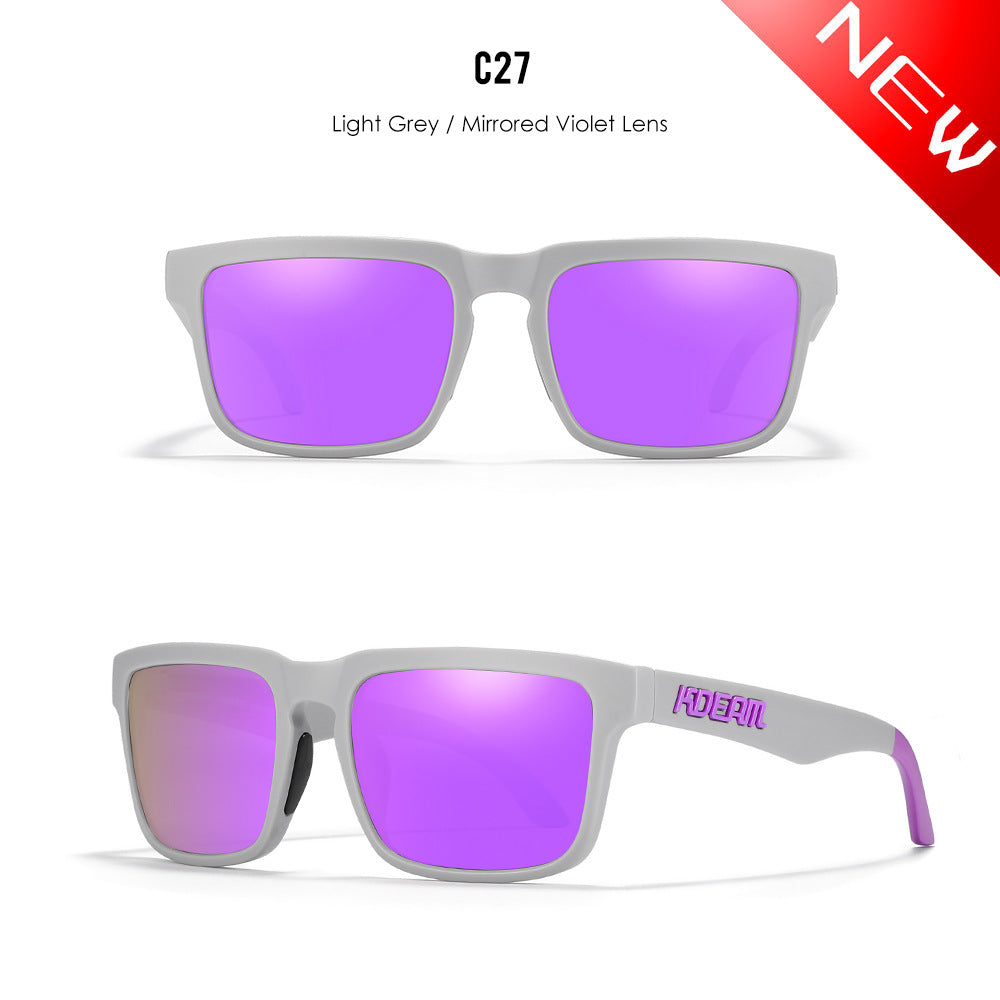 Unisex Classic Polarized Ultra Light Driving Sunglasses Color Film Eyewear