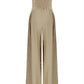 Women Backless Tube Top Wide Leg Jumpsuit Loose Fashion Overalls