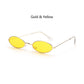 Vintage Small Oval Retro Sunglasses Fashion Elegant Unisex Shades Eyewear