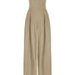 Women Backless Tube Top Wide Leg Jumpsuit Loose Fashion Overalls