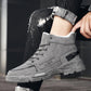 Men Cotton Winter High Top Martin Work Boots Fashion Large Size