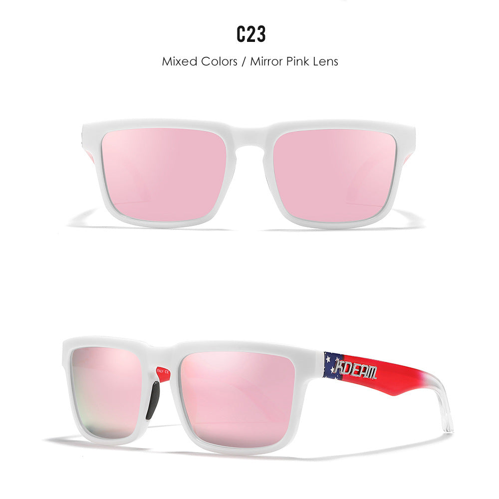 Unisex Classic Polarized Ultra Light Driving Sunglasses Color Film Eyewear
