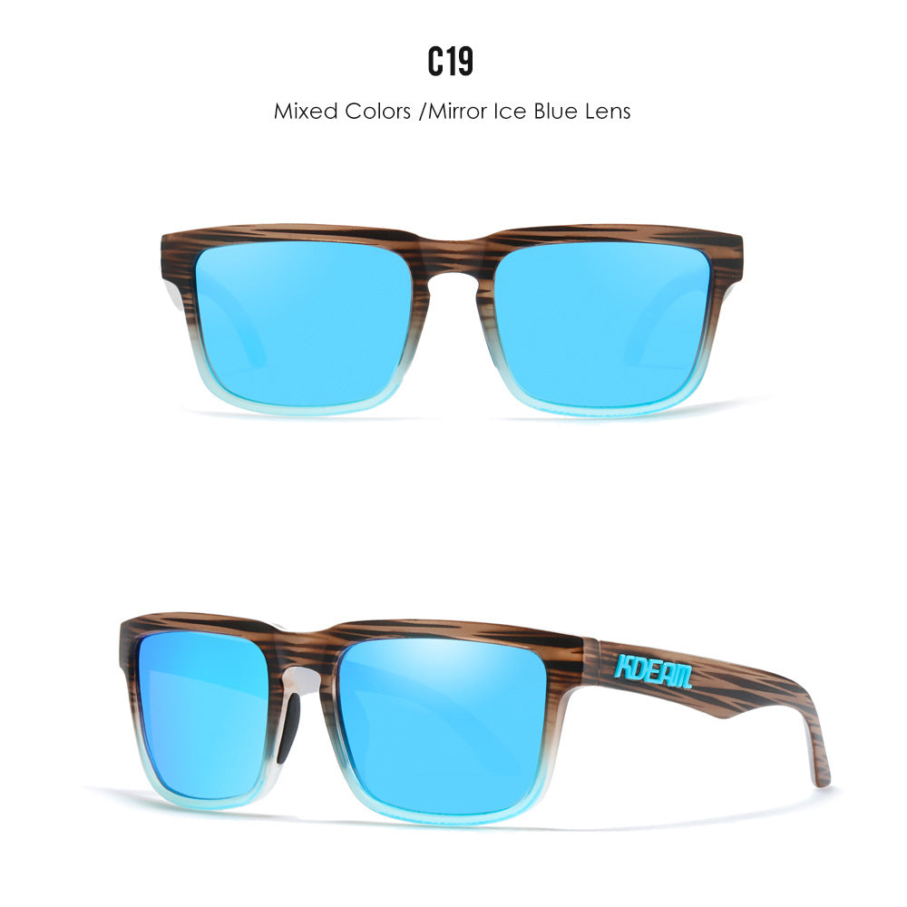 Unisex Classic Polarized Ultra Light Driving Sunglasses Color Film Eyewear