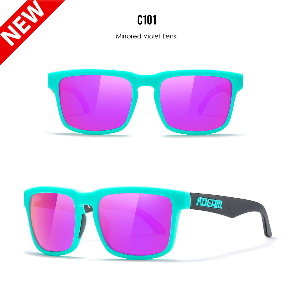 Unisex Classic Polarized Ultra Light Driving Sunglasses Color Film Eyewear