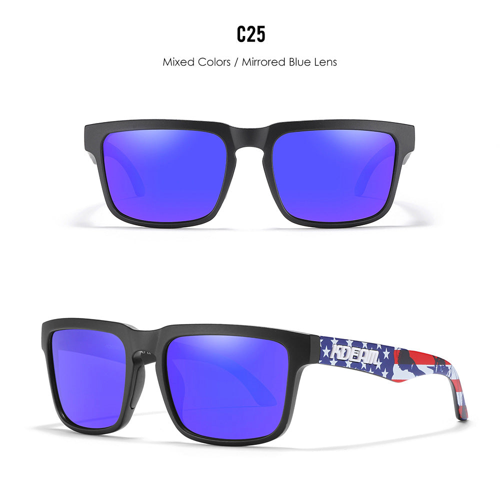 Unisex Classic Polarized Ultra Light Driving Sunglasses Color Film Eyewear