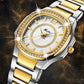 Women Geneva Quartz Luxury Diamond Gold Fashion Wrist Watch Elegant