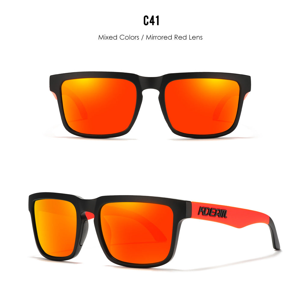 Unisex Classic Polarized Ultra Light Driving Sunglasses Color Film Eyewear