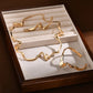 Women Punk Wave Open Cuff Adjustable Irregular Bracelet Fashion Jewelry