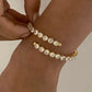 Stainless Steel Inlaid Zircon Bracelet