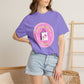 Fashion Flower Candy T-Shirt — Cute Pink Shopping Bag Graphic