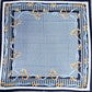 Navy Blue Blanket Cashmere feel Square Scarf