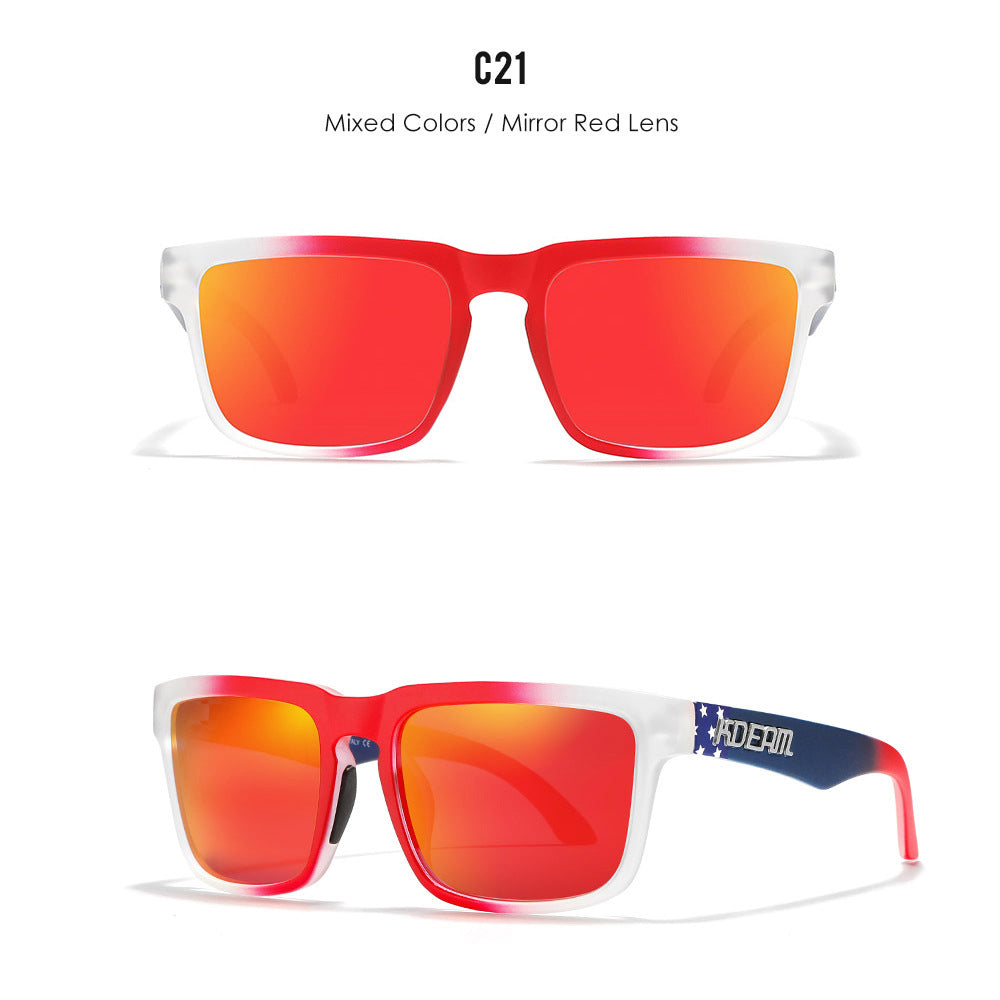 Unisex Classic Polarized Ultra Light Driving Sunglasses Color Film Eyewear
