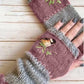 Fashion Warm Stitching Embroidered Gloves Women