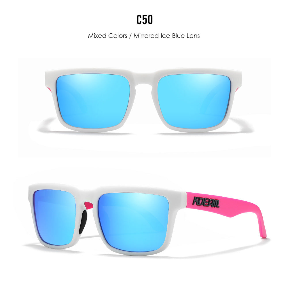 Unisex Classic Polarized Ultra Light Driving Sunglasses Color Film Eyewear
