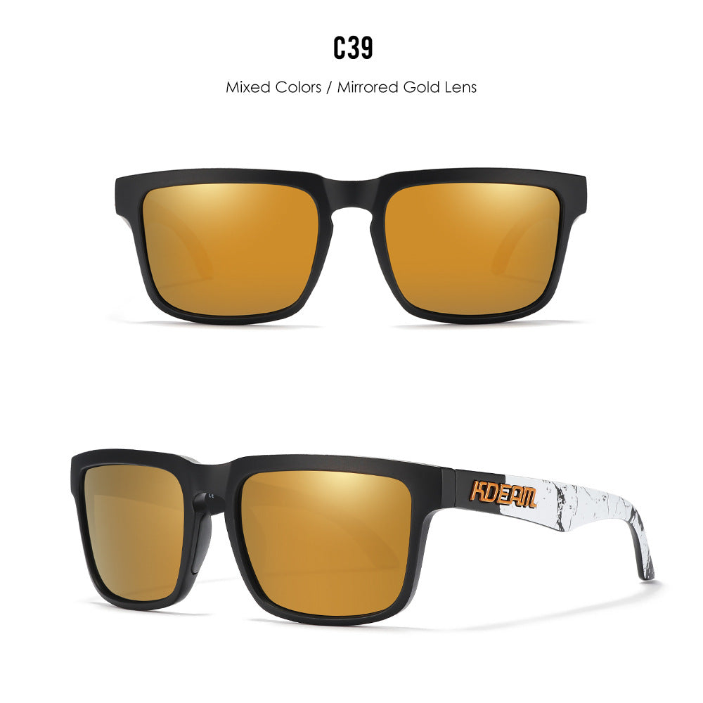 Unisex Classic Polarized Ultra Light Driving Sunglasses Color Film Eyewear