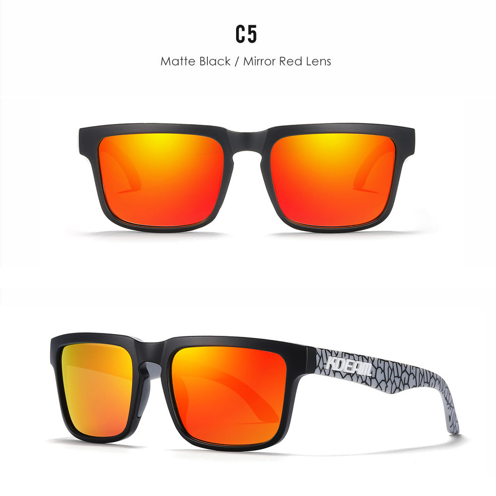 Unisex Classic Polarized Ultra Light Driving Sunglasses Color Film Eyewear