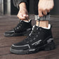 Men Cotton Winter High Top Martin Work Boots Fashion Large Size