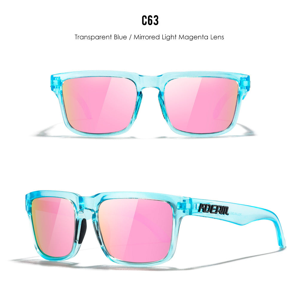 Unisex Classic Polarized Ultra Light Driving Sunglasses Color Film Eyewear