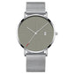 Men Stainless Steel Mesh Quartz Date Casual Classic Luxury Wrist Watch