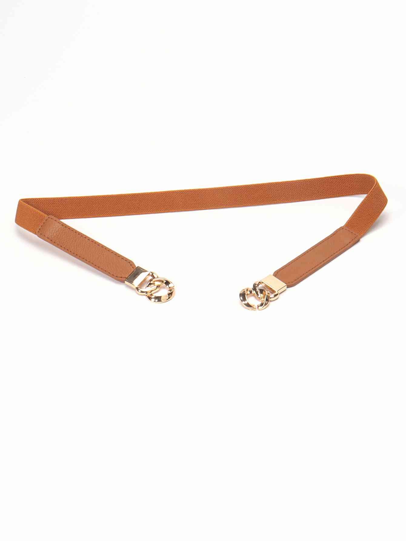 ElegantStyle Elastic PU Belt Zinc Alloy Buckle Women Fashion Adjustable