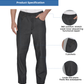 Men’s Lightweight Casual Elastic Waist Pull-On Jeans – Denim & Twill Pants with Easy Fit